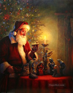 クリスマスの子供たちの精神 Oil Paintings